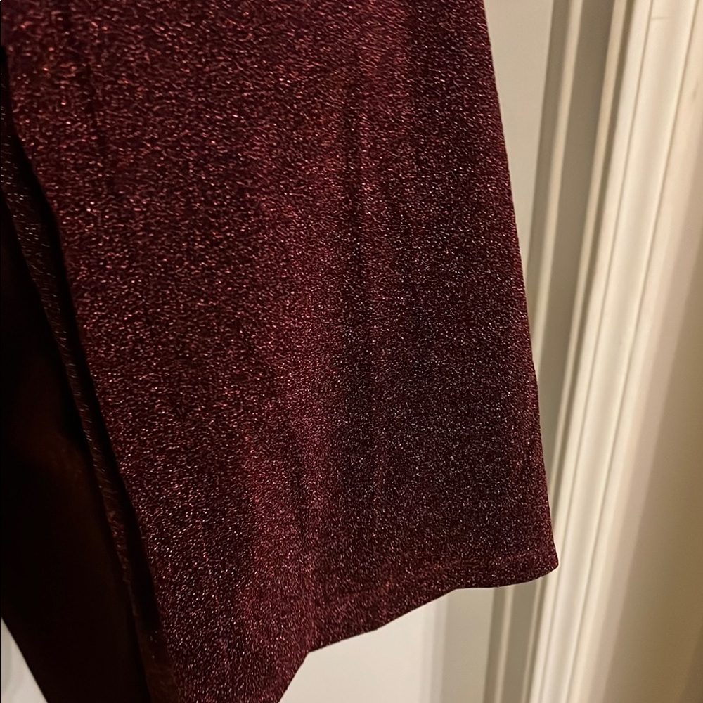 NWT Ashley Stewart Red Flutter Sleeve V- Friday event sale today’s sale price 🌺 - Picture 8 of 11